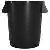 Carlisle 84101003 Bronco Round Trash Container, 10 gallon, Black Carlisle 84101003 Bronco Round Trash Container, 10 gallon, Black