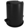 Carlisle 84101003 Bronco Round Trash Container, 10 gallon, Black Carlisle 84101003 Bronco Round Trash Container, 10 gallon, Black