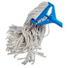 Carlisle 36972400 Wet Mop Head, #24, 8 ply, cut-end, natural cotton Carlisle 36972400 Wet Mop Head, #24, 8 ply, cut-end, natural cotton