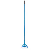 Carlisle 36937500 Quick-Change Mop Handle, 60", Plastic Head, Blue