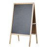 Tablecraft 12526 A-Frame Stand, 24" x 25" x 41", Wood, Chalkboard Black Tablecraft 12526 A-Frame Stand, 24" x 25" x 41", Wood, Chalkboard Black