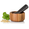 ADHOC MO41 Taru Mortar & Pestle, Granite/Acacia, 5.5"