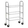 Adcraft DCRT Dish Boxes Cart, 3-tier, 28"x16"x 42", Heavy-duty
