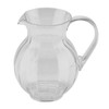 GET P-4090-PC-CL Tahiti Polycarbonate Pitcher, 90 oz., 8-3/4" x 8-3/4", Clear