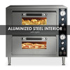 Waring WPO750 Countertop Electric Double-Deck Pizza Oven, 27"W