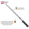 Frieling 025600RSPC013 Kebab Slicer Knife, 16" Frieling 025600RSPC013 Kebab Slicer Knife, 16"