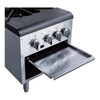 Dukers DCSPB1 18" Single-Burner Gas Stock Pot Range with Heavy-Duty 3-Ring Cast Iron Grate