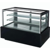 Dukers DDM60R 60" Refrigerated Cake Display Case, Three-Section, Straight Glass