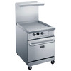 Dukers DCR24-GM 24" Gas Range, Stainless Steel Exterior