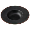 Yanco NA-711BK Nature Art Dessert Plate, 11-1/2", Black, (12/Case)