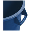 Carlisle 84101014 Bronco Waste Container, 10 gallon, Round, Blue