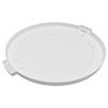 Carlisle 84105602 Bronco Waste Container Lid, for 55 gallon, White