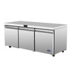 Atosa AUR72SD Undercounter Refrigerator, Reach-in, Three-section 72"