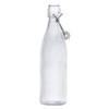 TABLECRAFT 12975 Carafe, 17 oz., Fluted, Clear soda lime glass, Resealable