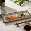 YANCO YO-3010 Yoto Sushi Plate, 9-1/2", Rectangular, Matte Green