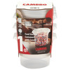 CAMBRO RFS1PPRP3190 Multi-Pack Translucent Container/Lid, 1 QT. Round (3/Pack)