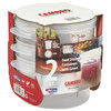 CAMBRO RFS2PPRP3190 Multi-Pack Translucent Container/Lid, 2 QT. Round (3/Pack)