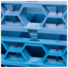 Carlisle RE4914 Divided Glass Rack Extender, Full-size, Blue