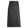 Winco WA-3129BK Bistro Apron, 32" x 28", (2) Pockets, Black