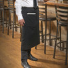 Winco WA-3129BK Bistro Apron, 32" x 28", (2) Pockets, Black