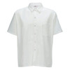 Winco UNF-1WS Universal Chef Shirt, Snap-Buttons, White, Small