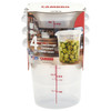 Cambro RFS4PPRP3190 Multi-Pack Translucent Container/Lid, 4 QT. Round (3/Pack)