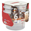 Cambro RFS6PPRP2190 Multi-Pack Translucent Container/Lid, 6 QT. Round (2/Pack)