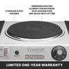 Waring WEB300 Countertop Electric Burner, 11", Single Burner, 120V, 1300W