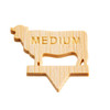 Tablecraft 13112 Cow-Shape "MEDIUM" Bamboo Steak Markers (100pcs/Pack)