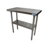 BK VTT-1848 Work Table, 48"W x 18"D, Galvanized Undershelf