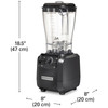 Hamilton Beach HBH550R Fury Blender, 64 oz. Capacity, variable speed