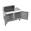 Beverage Air SPE48HC-12M 48" Mega Top Sandwich Prep Table - with Clear Lid Beverage Air SPE48HC-12M 48" Mega Top Sandwich Prep Table - with Clear Lid