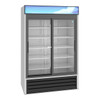 Hoshizaki RM-45-SD Refrigerator, Two Section Glass Door Merchandiser