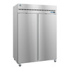 Hoshizaki F2A-FS Freezer, Two Section Upright, Full Stainless Doors with Lock