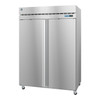 Hoshizaki F2A-FS Freezer, Two Section Upright, Full Stainless Doors with Lock