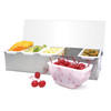 Winco CDP-5 Condiment Holder with Stainless Steel Base - 5 Compartment