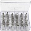 Winco CDT-24 Stainless Steel Cake Decorating Tip Set, 24-Piece