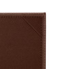 Winco LMD-814BN 8-1/2" x 14" Brown Two-View Menu Cover Winco LMD-814BN 8-1/2" x 14" Brown Two-View Menu Cover