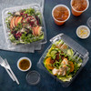 Pactiv YCI821200000 8" Clear Plastic Hinged Container - 200/Case