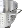 Thunder Group ALHDCO003 16 Qt. Aluminum Colander with Base and Handle