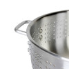 Thunder Group ALHDCO003 16 Qt. Aluminum Colander with Base and Handle