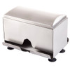 Tablecraft 237 Stainless Steel Two-Sided Straw Dispenser, Holds 500 Straws
