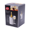 Tablecraft 5488W White Marble Wine Cooler, 5" dia. x 7"H