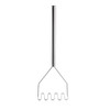 Tablecraft 7424 5-1/4" Square Face Stainless Steel Potato Masher, 24" L Tablecraft 7424 5-1/4" Square Face Stainless Steel Potato Masher, 24" L