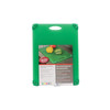 Tablecraft CBG1520AGN Cutting Board, 15 x 20-1/2 AntiSlip-grips Hook Hand, Green
