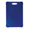 Tablecraft CBG1218ABL Cutting Board, 12 x 18  AntiSlip-grips Hook Hand, Blue