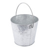 Tablecraft GT87 1.25 Gallon Round Galvanized Steel Pail, 8" Dia. x 7"