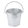 Tablecraft GT87 1.25 Gallon Round Galvanized Steel Pail, 8" Dia. x 7"