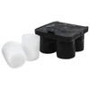 Tablecraft BSST Ice Cube Tray, (4) 1oz Shot Glasses, Black Silicone Tablecraft BSST Ice Cube Tray, (4) 1oz Shot Glasses, Black Silicone