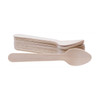 Tablecraft BAMSP425 Disposable Pinewood Spoon, 4-1/4" (100pcs/Pack)